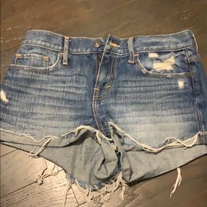 Size 27 denim shorts from Abercrombie
